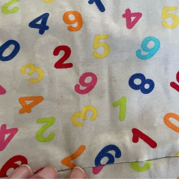 Handmade Girls Colorful Numbers Play Dress/ Tunic  with Pockets Size 4-6 - Picture 8 of 11
